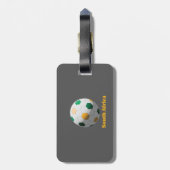 Südafrika Fußball Gepäckanhänger (Rückseite vertikal)