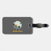 Südafrika Fußball Gepäckanhänger (Rückseite horizontal)