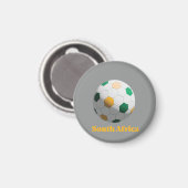 Südafrika Fußball Magnet (Vorderseite/Rückseite)