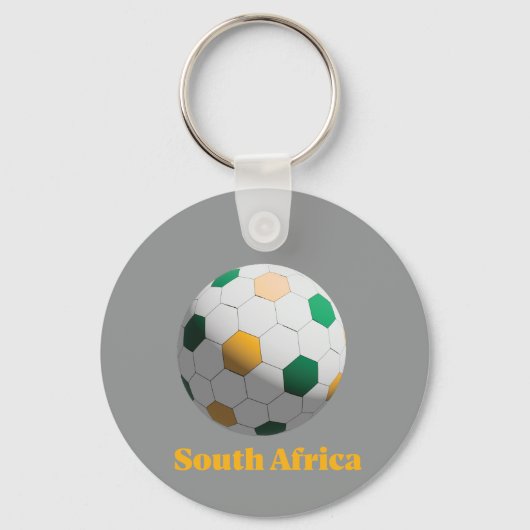 Südafrika Fußball Schlüsselanhänger (Vorderseite)