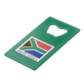 Südafrika Geldbeutel Flaschenöffner (Vorderseite Schrägansicht)