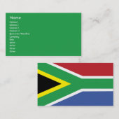 Südafrika - Geschäft Visitenkarte (Vorne/Hinten)