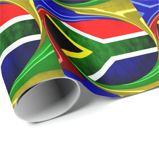 Südafrika Geschenkpapier (Rolleneckpunkt)