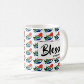 SÜDAFRIKA Gesegnet Christliche Bibelschrift Kaffeetasse (VorderseiteRechts)