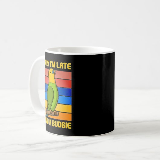 Südafrika Hadeda Bird Funny Alarm Premi Kaffeetasse (Vorderseite Links)