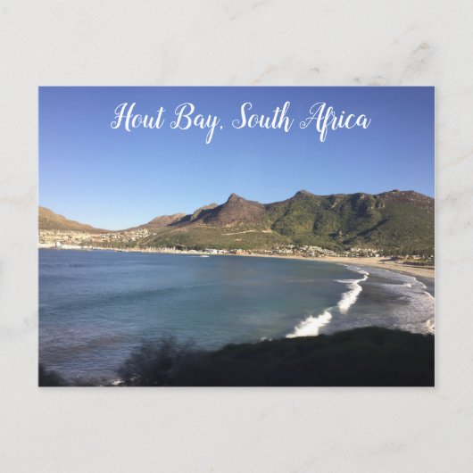 Südafrika, Hout Bay, Western Cape Feiertagspostkarte (Vorderseite)