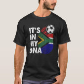 Südafrika in meiner südafrikanischen DNA-Flagge T-Shirt (Vorderseite)