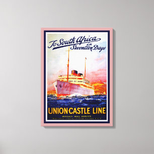 Südafrika in siebzehn Tagen Leinwanddruck