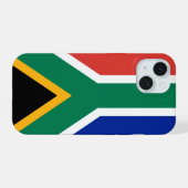 Südafrika iPhone 15 Hülle (Rückseite (Horizontal))