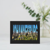Südafrika Johannesburg Skyline Postkarte (Stehend Vorderseite)