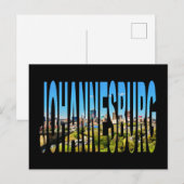 Südafrika Johannesburg Skyline Postkarte (Vorne/Hinten)