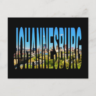 Südafrika Johannesburg Skyline  Postkarte