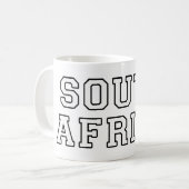 Südafrika Kaffeetasse (Vorderseite Links)