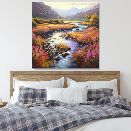 Südafrika Kaperberg Fynbos Landschaft Leinwanddruck (Insitu (Schlafzimmer))