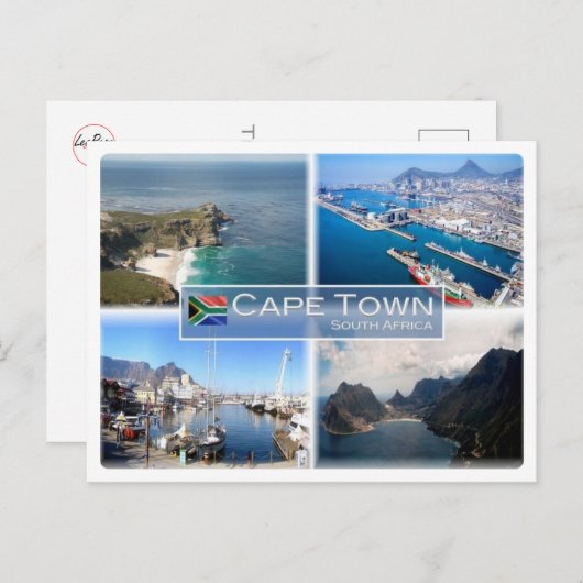 Südafrika - Kapstadt - Postkarte (Vorne/Hinten)