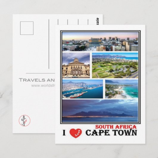 Südafrika - Kapstadt - Postkarte (Vorne/Hinten)