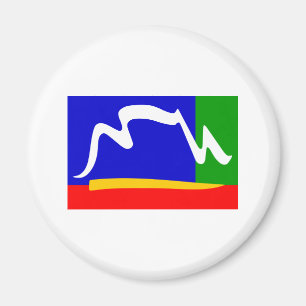 Südafrika Kapstadtflagge Magnet