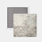 Südafrika-Karte Magnet (Vorderseite/Rückseite)