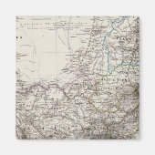 Südafrika-Karte Magnet (Vorne)