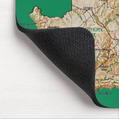 Südafrika-Karte Mousepad (Ecke)