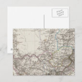 Südafrika-Karte Postkarte (Vorne/Hinten)