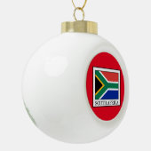 Südafrika Keramik Kugel-Ornament (Links)