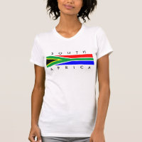 Südafrika-Landesflaggenationssymbol-Namentext