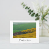 Südafrika Landschaft Canola Felder Postkarte (Stehend Vorderseite)