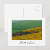 Südafrika Landschaft Canola Felder Postkarte (Vorne/Hinten)