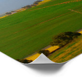 Südafrika Landschaftspflege Canola Fields Poster (Ecke)