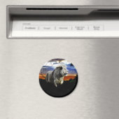 Südafrika Löwe im Dschungel Magnet (In Situ (Geschirrspüler))