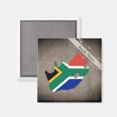Südafrika Magnet (Vorderseite/Rückseite)