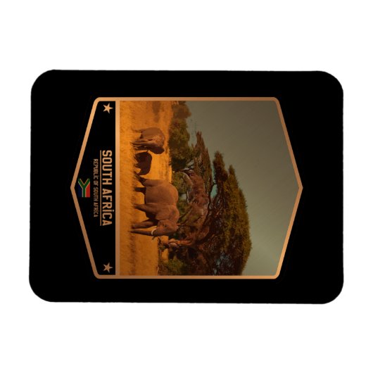 Südafrika Magnet (Horizontal)