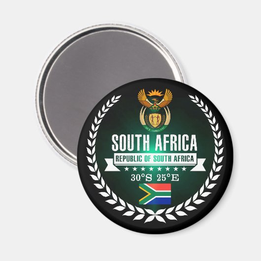 Südafrika Magnet (Vorderseite/Rückseite)