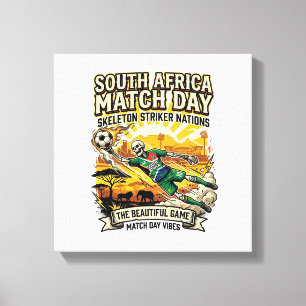 Südafrika Match Day Skelett Stürmer Nationen Hi Leinwanddruck