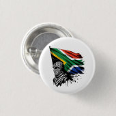 SÜDAFRIKA MIT PALÄSTINA BUTTON (Vorne & Hinten)