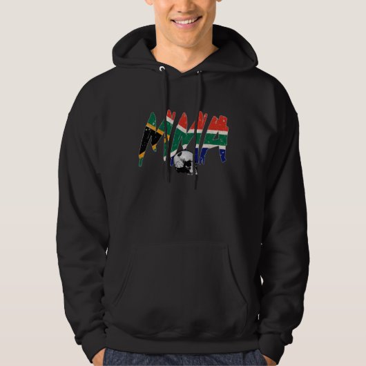 Südafrika-MIXED MARTIAL ARTS SchädelHoodie Hoodie (Vorderseite)