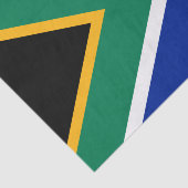 Südafrika Mode, afrikanisches Flaggentissuepapier Seidenpapier (Ausschnitt)