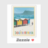 Südafrika | Muizenberg Beach Aufkleber (Blatt)