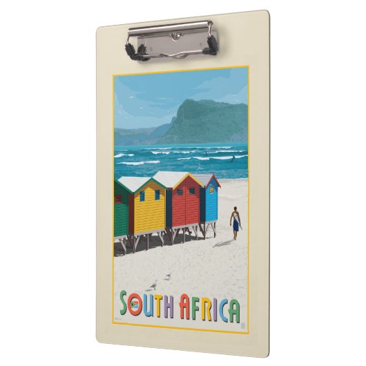 Südafrika | Muizenberg Beach Klemmbrett (Links)