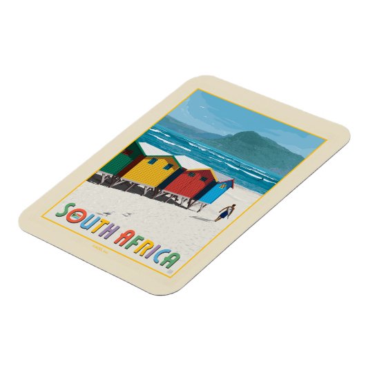Südafrika | Muizenberg Beach Magnet (Linke Seite)