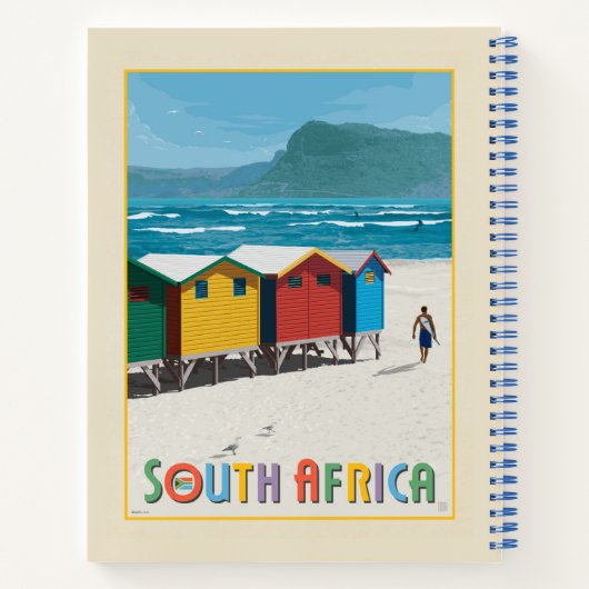 Südafrika | Muizenberg Beach Notizblock (Rückseite)
