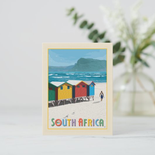 Südafrika | Muizenberg Beach Postkarte (Stehend Vorderseite)