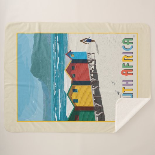 Südafrika | Muizenberg Beach Sherpadecke (Vorderseite (Horizontal))