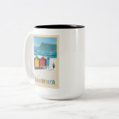 Südafrika | Muizenberg Beach Zweifarbige Tasse (Vorderseite Links)
