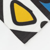 Südafrika - Muster Fleecedecke (Ecke)