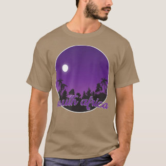 Südafrika Nachts mit Palmen T-Shirt