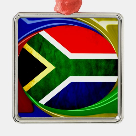 Südafrika Ornament Aus Metall (Vorne)