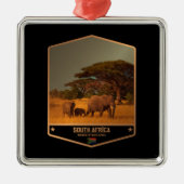 Südafrika Ornament Aus Metall (Vorne)