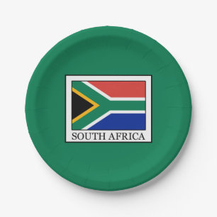 Südafrika Pappteller